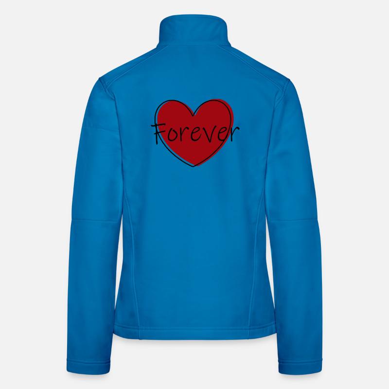 rotes herz rot Geschenk Valentinstag Frauen Softshelljacke
