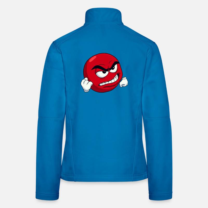 [Your text] Personalize It - Angry Meme Motif Women's Softshell Jacket