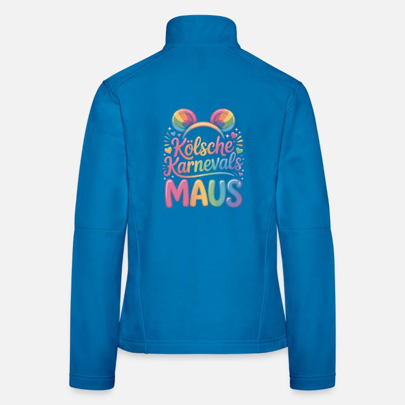 Kölsche Karnevalsmaus Karneval Köln Kölner Maus Frauen Softshelljacke