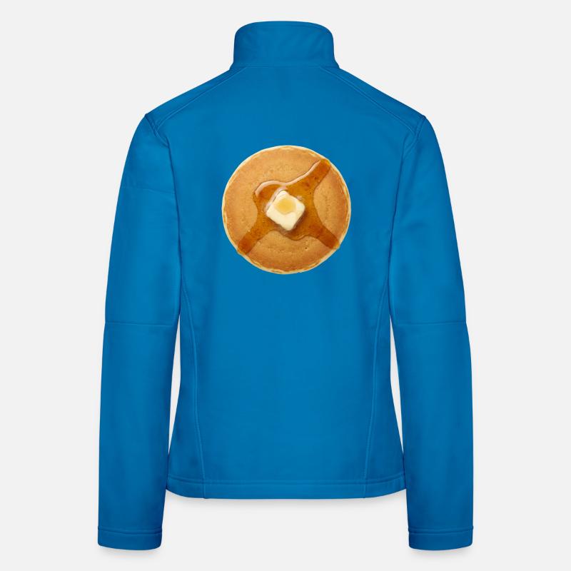 Pancake Costume Breakfast Halloween Simple P Women's Softshell Jacket