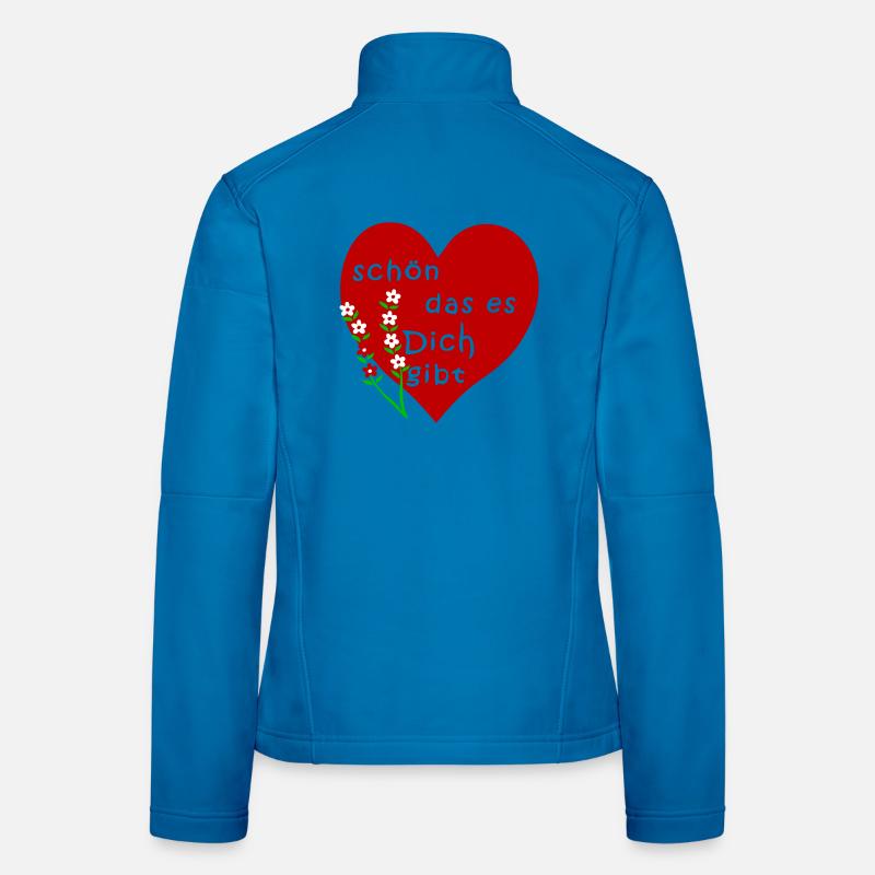 C’est bien que tu existes Veste en tissu softshell Femme