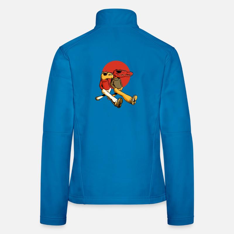 Capybara et Gator Veste en tissu softshell Femme