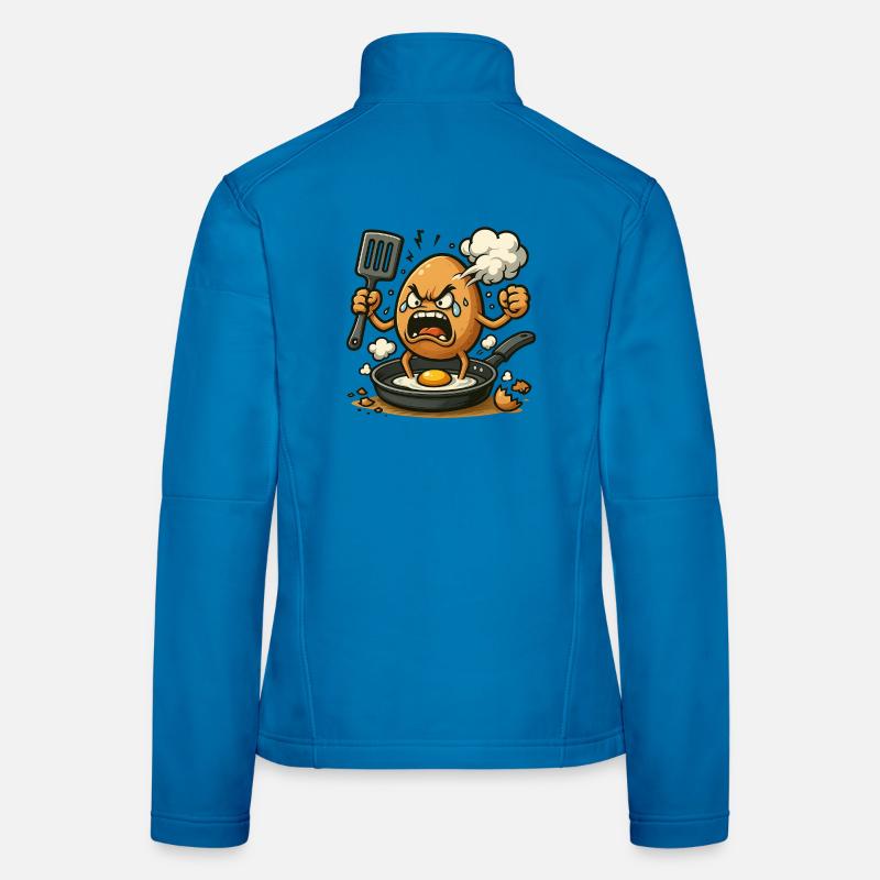 Wenn Eier ausrasten Frauen Softshelljacke