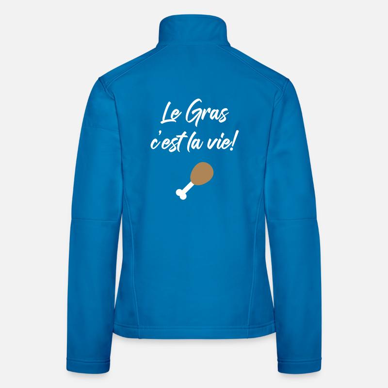 Le Gras c'est la vie! Karadoc-Kult Frauen Softshelljacke