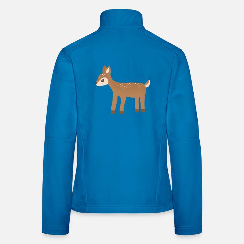 Charme Bois de Faon Dots Veste en tissu softshell Femme