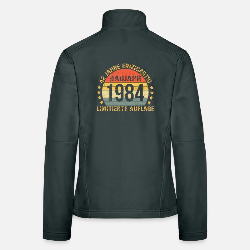 42e anniversaire de Retro édition limitée 1984 Veste en tissu softshell Femme
