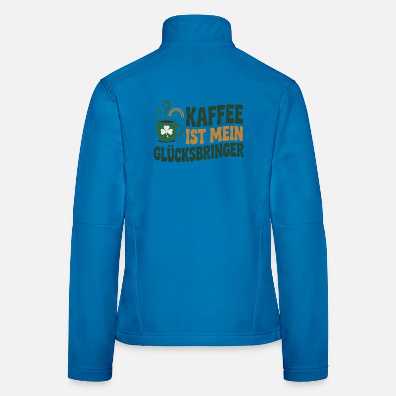 Kaffee ist mein Glücksbringer Frauen Softshelljacke