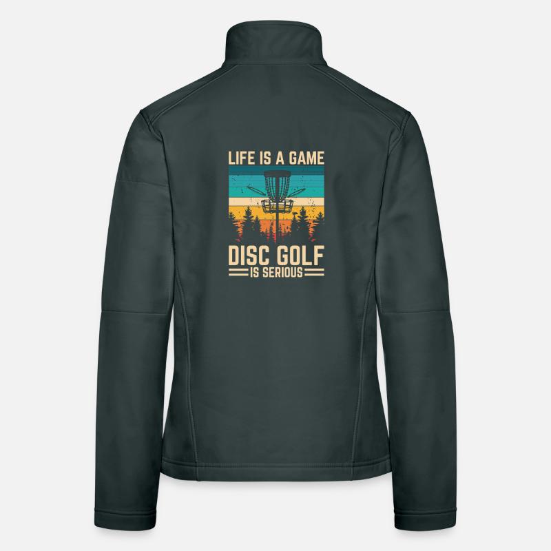 Disc Golf – Das Leben ist ein Spiel Discgolf ist ernst Frauen Softshelljacke