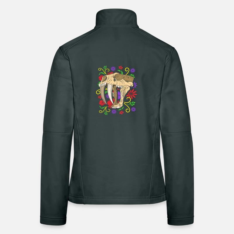 Urzeit Säbelzahntiger Frauen Softshelljacke