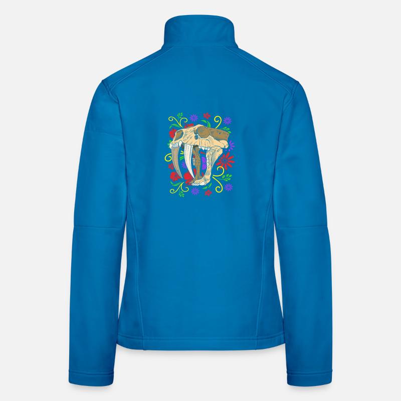 Urzeit Säbelzahntiger Frauen Softshelljacke