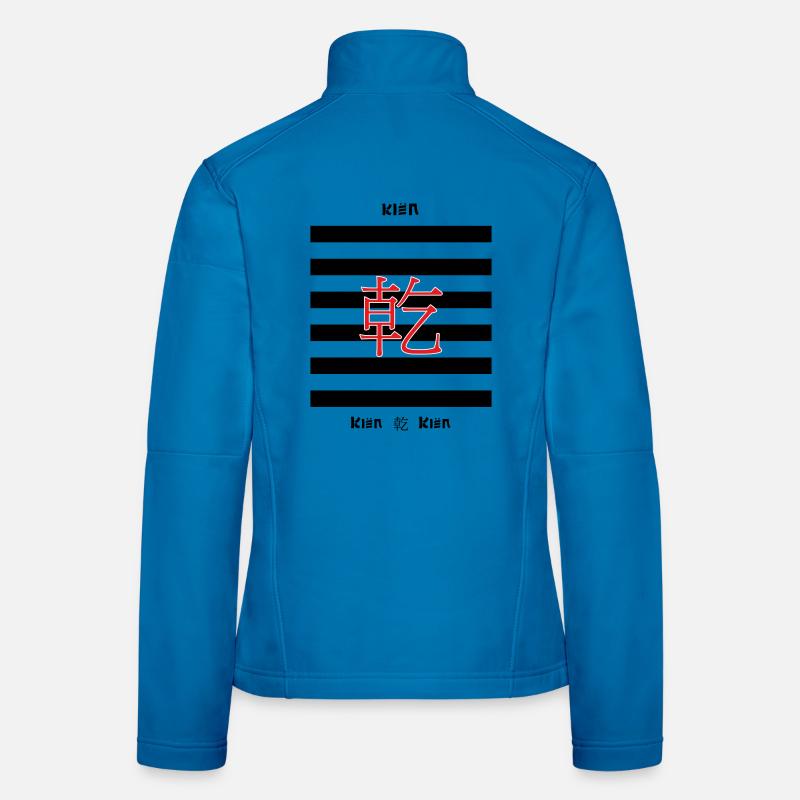 I Ching – Le créatif Veste en tissu softshell Femme