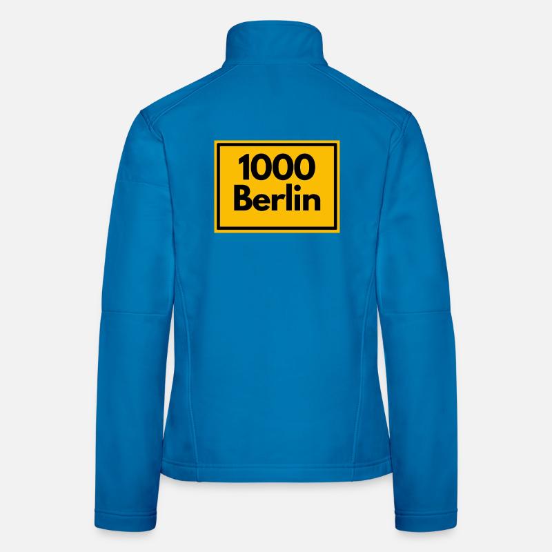 OLD POSTCODE POSTCODE RETRO 1000 BERLIN CAPITAL Women's Softshell Jacket