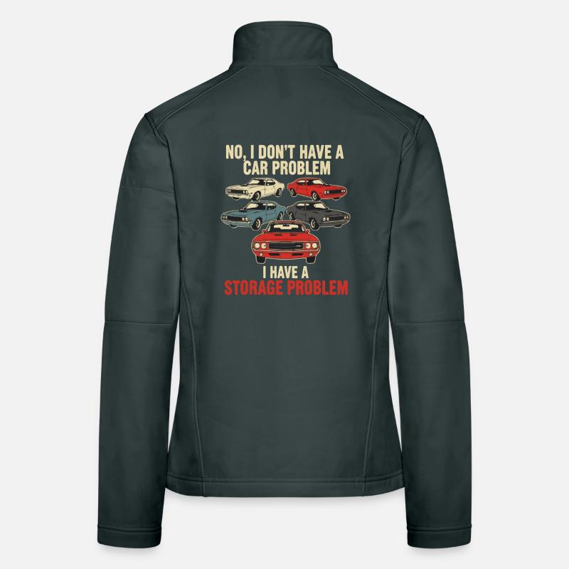 Storage Problem Car Meme Tee Women's Softshell Jacket