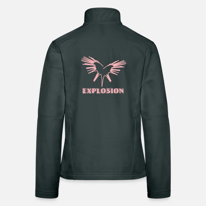 Explosion d’amour Veste en tissu softshell Femme
