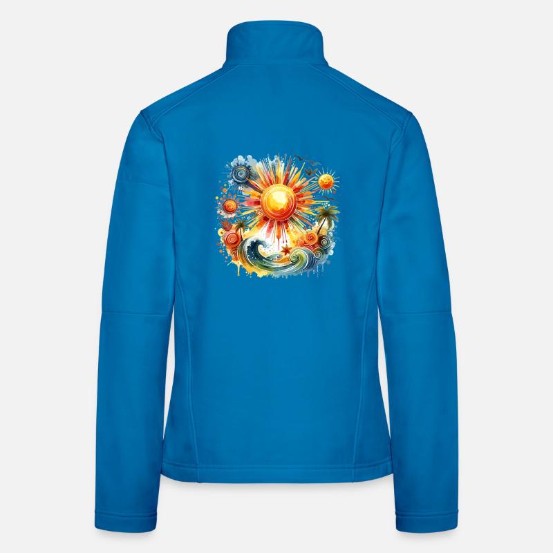 Harmonie de la plage Sunfire Veste en tissu softshell Femme