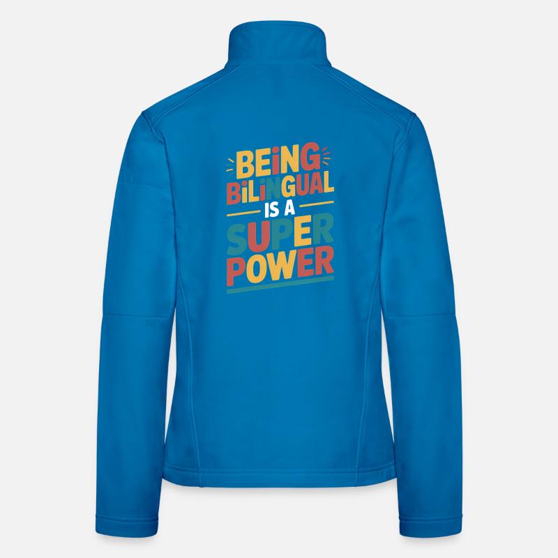 Foreign Language Sayings Funny Foreign Language Gift Women's Softshell Jacket