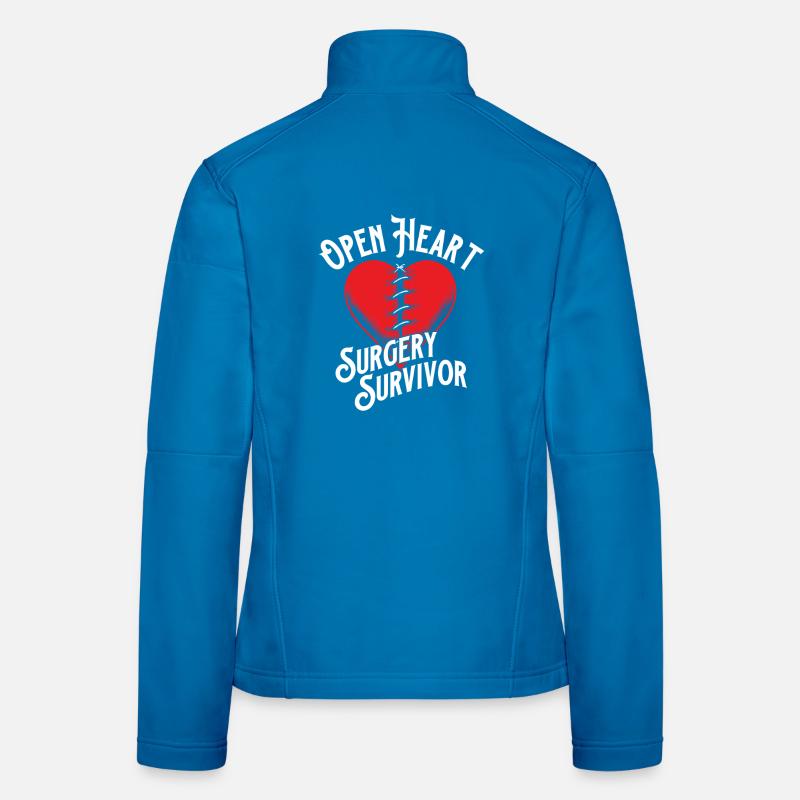Open Heart Surgery Survivor Cardiac Pride Women's Softshell Jacket