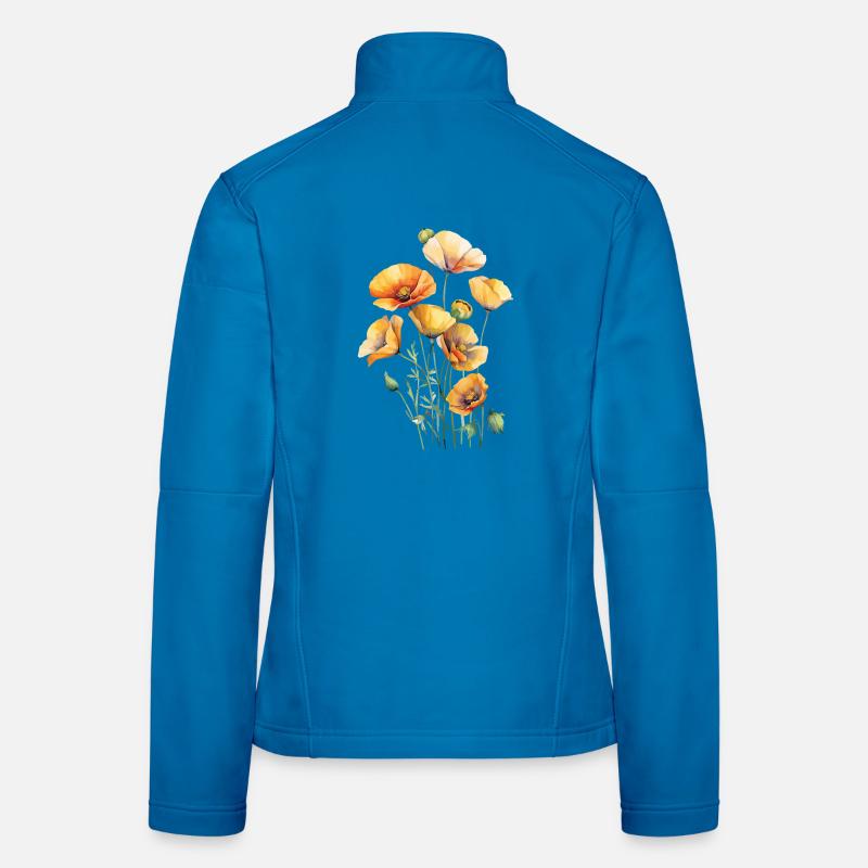 Mohn Frauen Softshelljacke