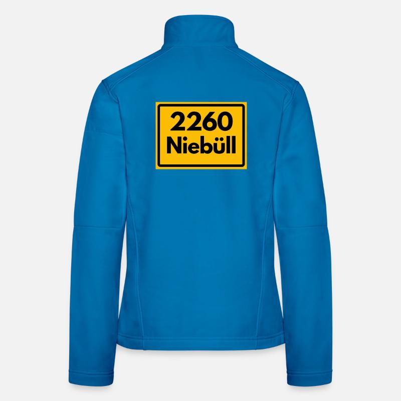 ANCIEN CODE POSTAL RÉTRO 2260 NIEBÜLL – MER DU NORD Veste en tissu softshell Femme
