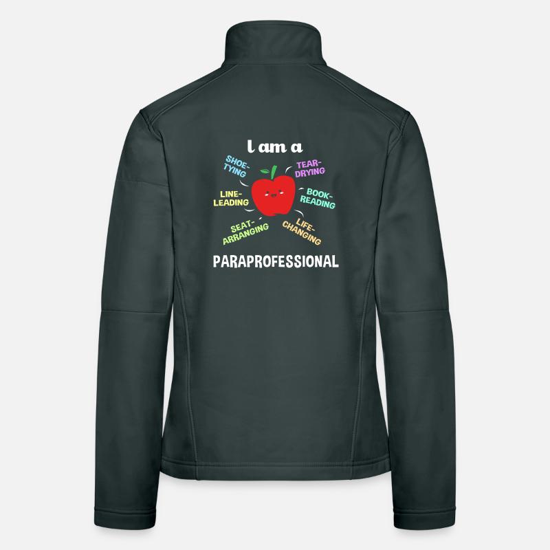 Teacher Assistant Paraprofessional Paraeducator Women's Softshell Jacket