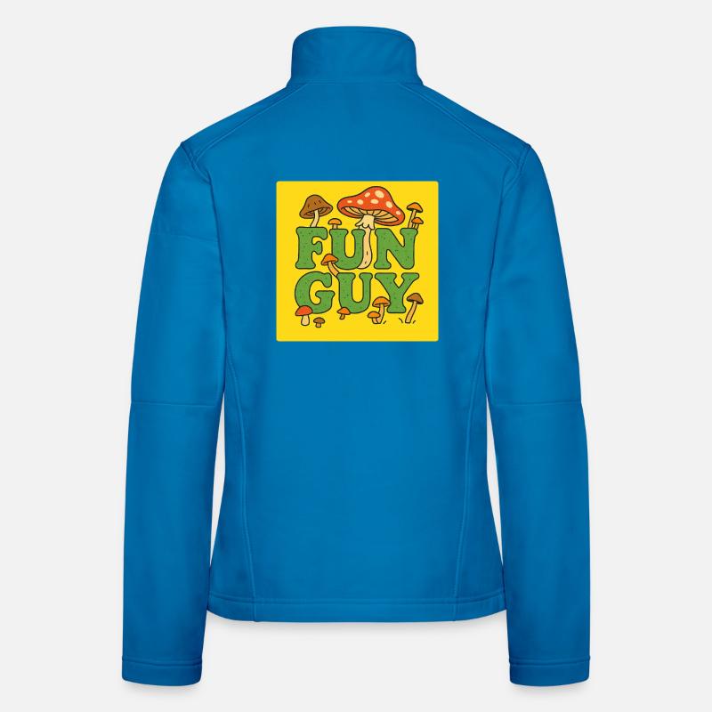 Fun Guy Mushrooms Tee Women's Softshell Jacket