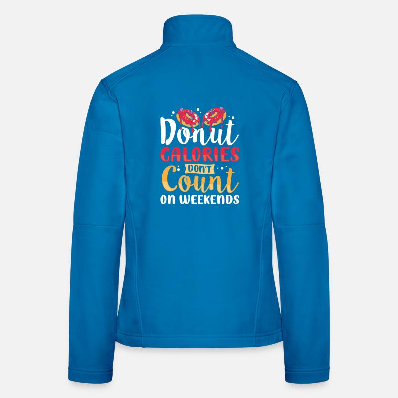 Restauration rapide en donuts Veste en tissu softshell Femme