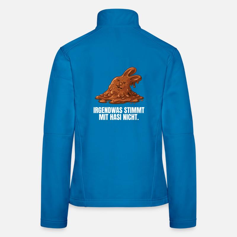 Chocolate Bunny Easter Bunny Women's Softshell Jacket