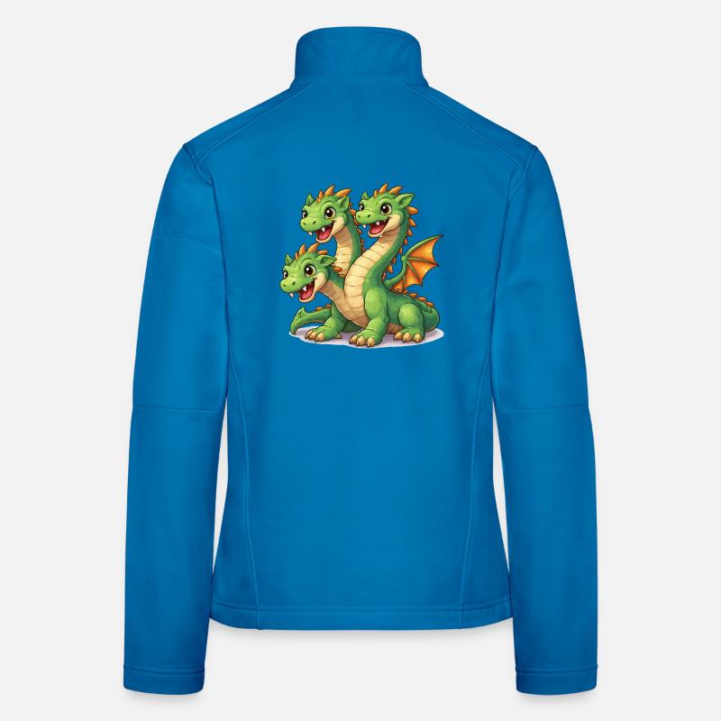 Three-Headed Dragon Women's Softshell Jacket