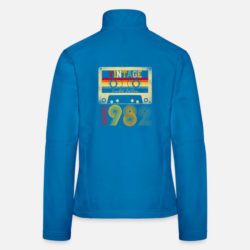 1982 43e anniversaire 43 ans Édition limitée Veste en tissu softshell Femme