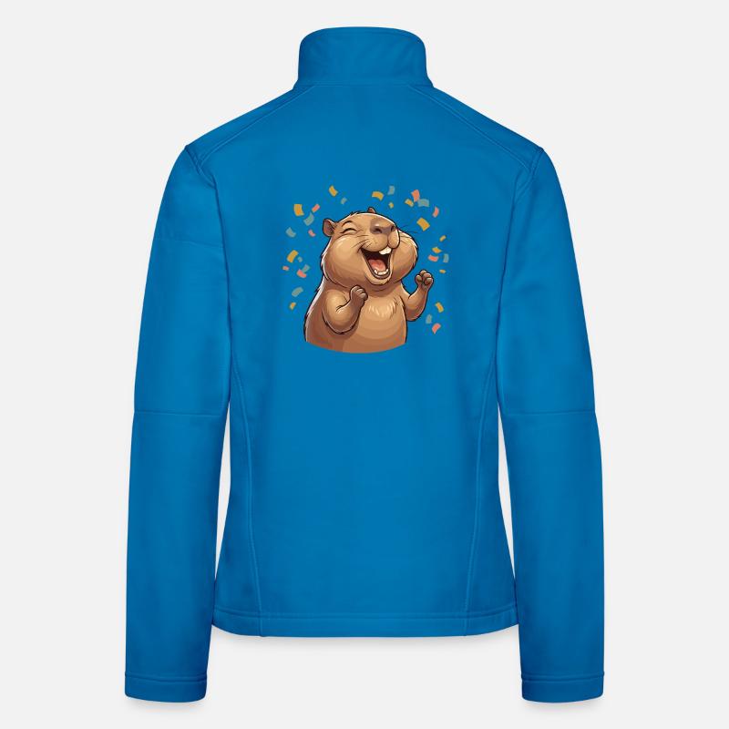Happy Capybara Capybara Women's Softshell Jacket