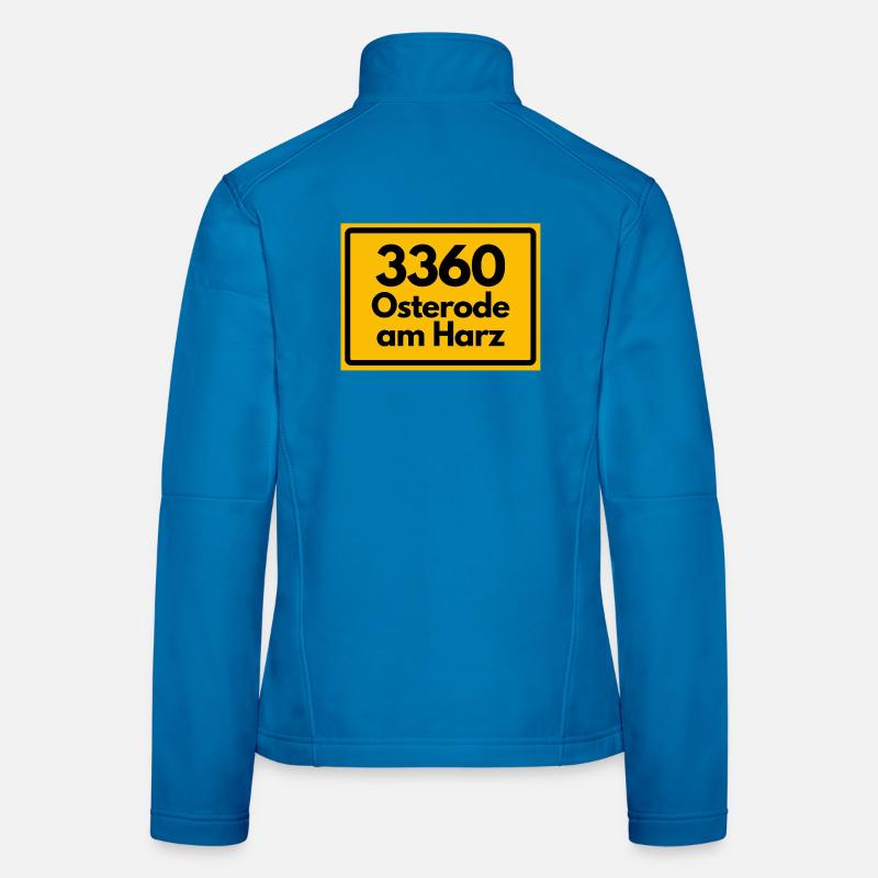 ALTE POSTLEITZAHL PLZ RETRO 3360 OSTERODE HARZ Frauen Softshelljacke