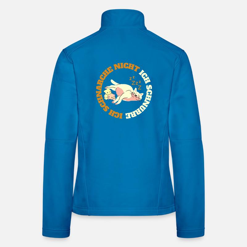 Chat Veste en tissu softshell Femme