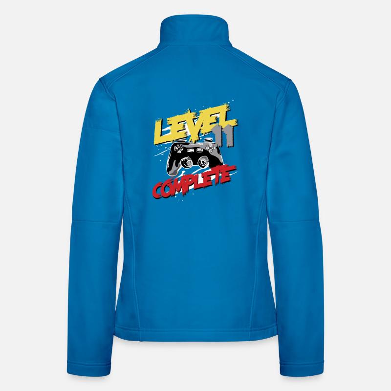 Level Complete Graffiti Controller 11 Year Old bday Women's Softshell Jacket