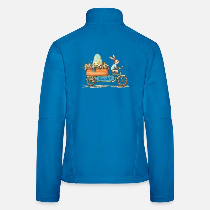 Funny Easter Bunny Cool Easter Bunny Women's Softshell Jacket