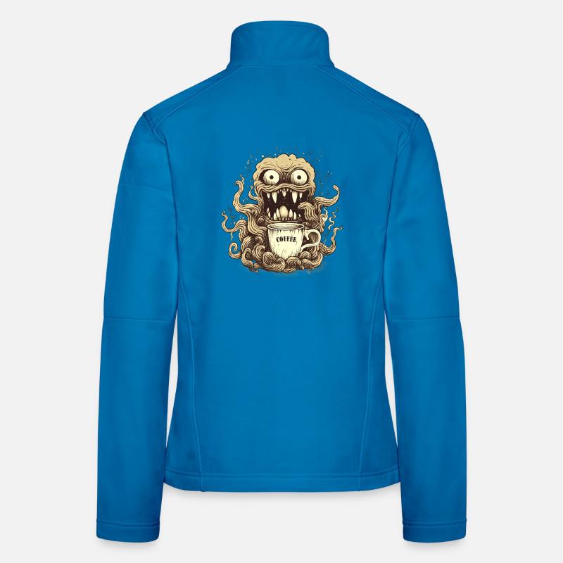 Kaffeemonster  - Koffein Zombie - Morgenmuffel Frauen Softshelljacke
