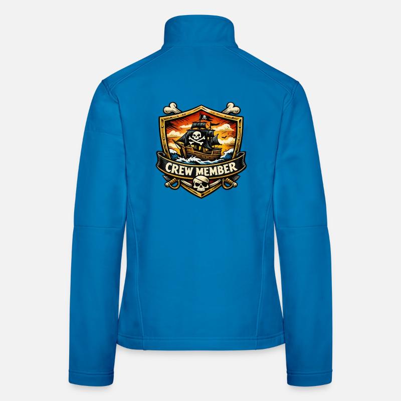 Piratenschiff Crew Member Frauen Softshelljacke
