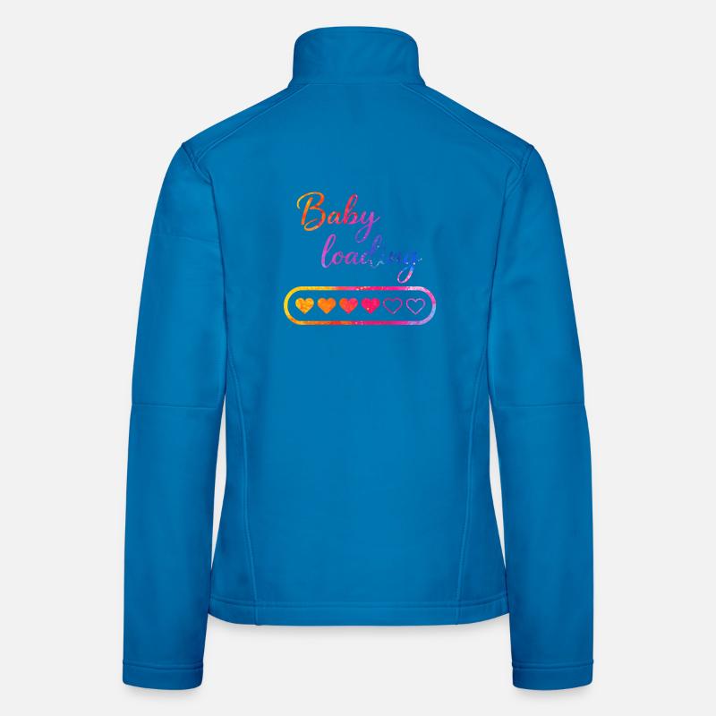 Baby loading herz Frauen Softshelljacke