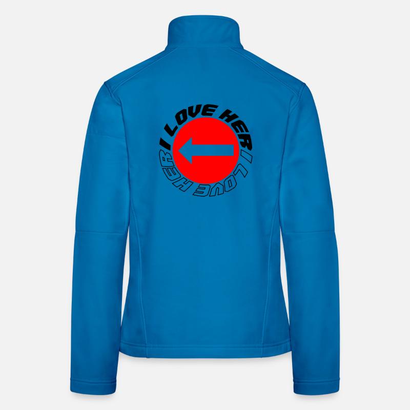 Je l’aime Veste en tissu softshell Femme