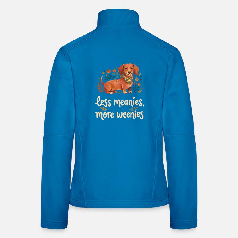 Moins méchant, plus d’amour de weenie. Veste en tissu softshell Femme