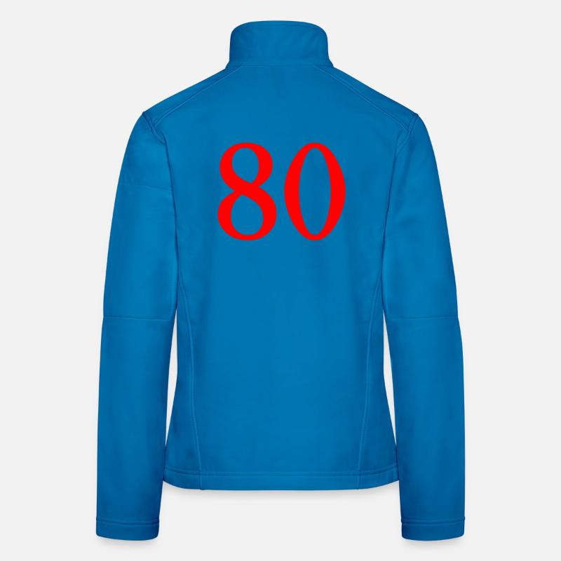 80. 80 YEARS. 80th ANNIVERSARY. 80 YEARS ANNIVERSARY. Women's Softshell Jacket