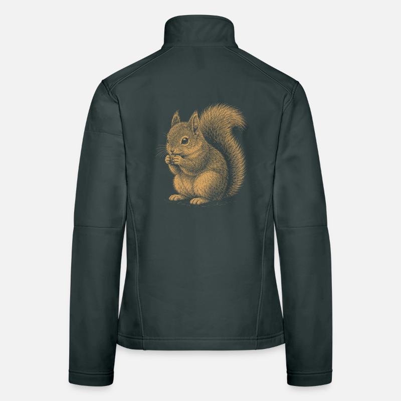 Eichhörnchen Frauen Softshelljacke