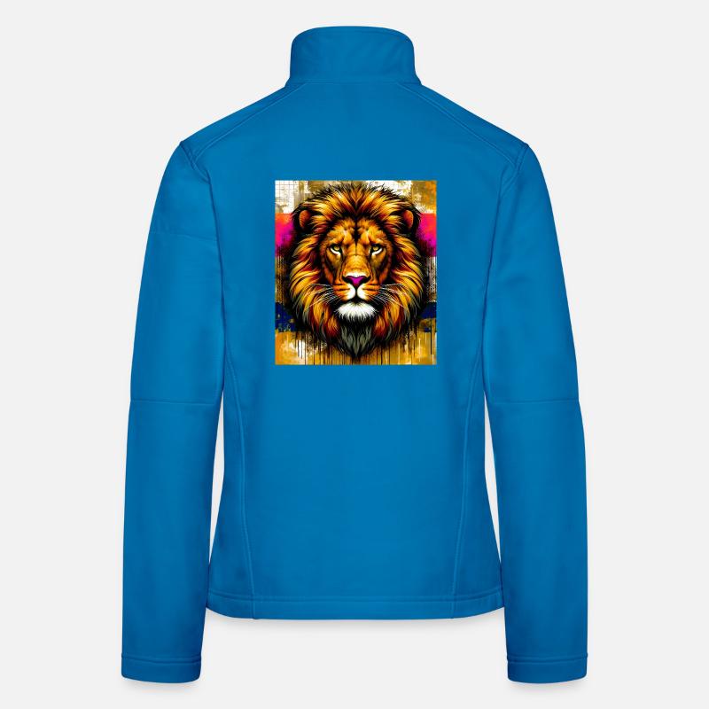 lion Veste en tissu softshell Femme