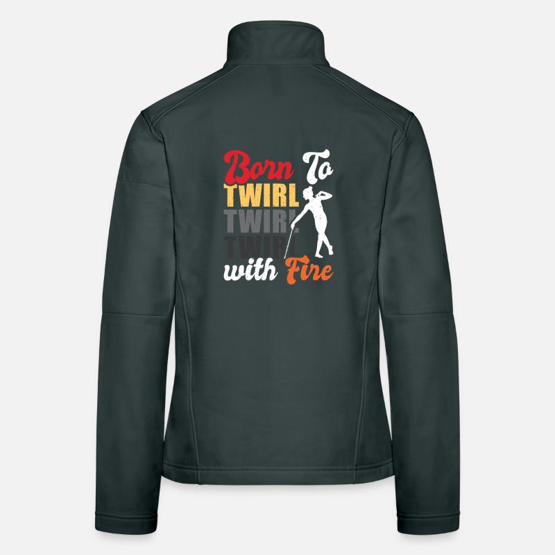 Danseuse de l’école de danse Vortex Dance Veste en tissu softshell Femme