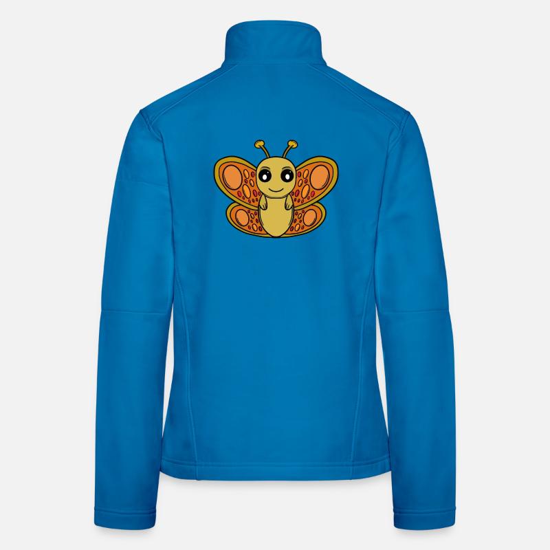 Sunny Chibi Butterfly Women's Softshell Jacket