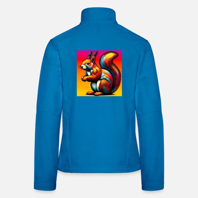 Eichhörnchen Frauen Softshelljacke