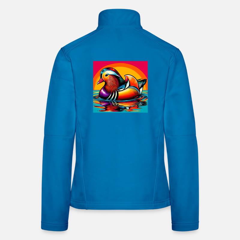 Mandarinente Frauen Softshelljacke