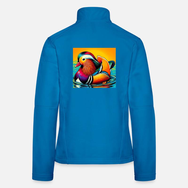 Mandarinente Frauen Softshelljacke