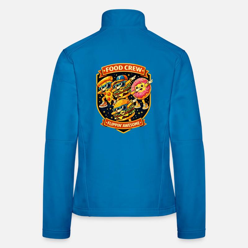 Badge de l’équipe de restauration rapide Flippin Awesome - Dabbing Dab Veste en tissu softshell Femme
