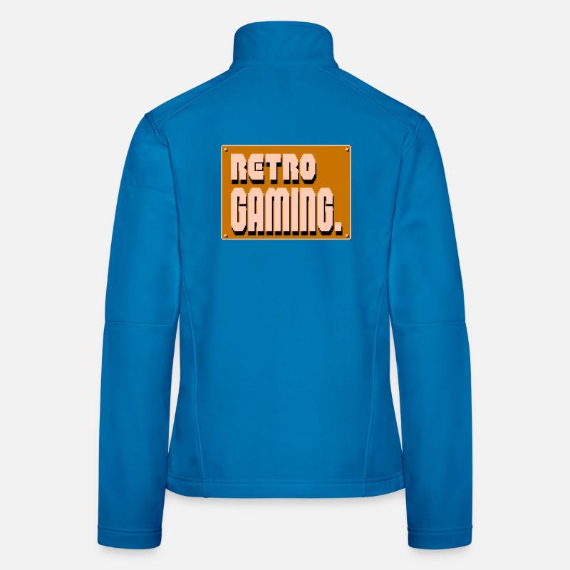 Retro Gaming Pixel Art Women's Softshell Jacket