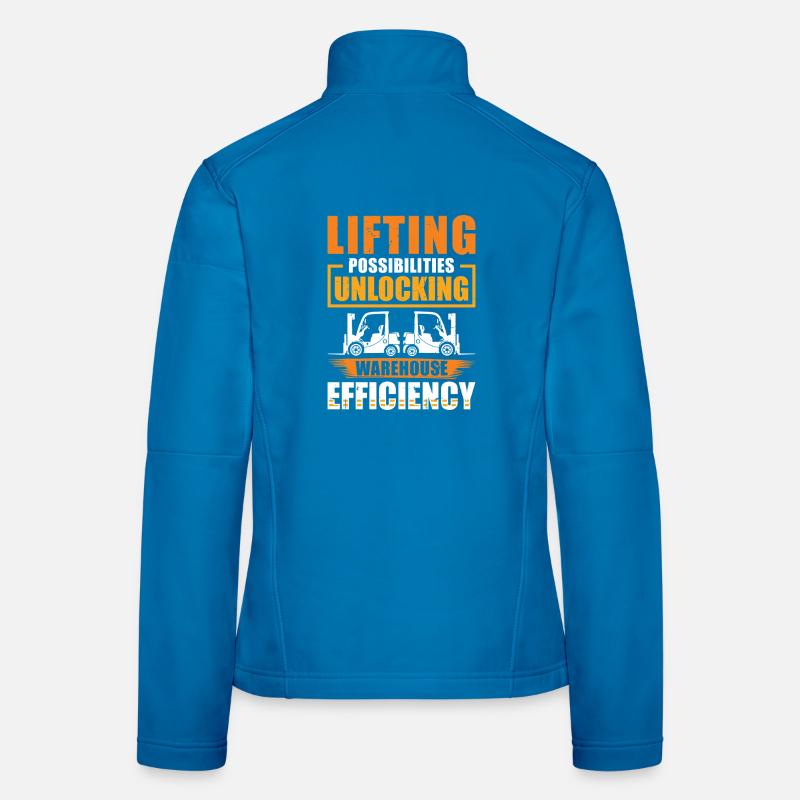 Staplerfahrer Englisch Spruch Stapler Frauen Softshelljacke